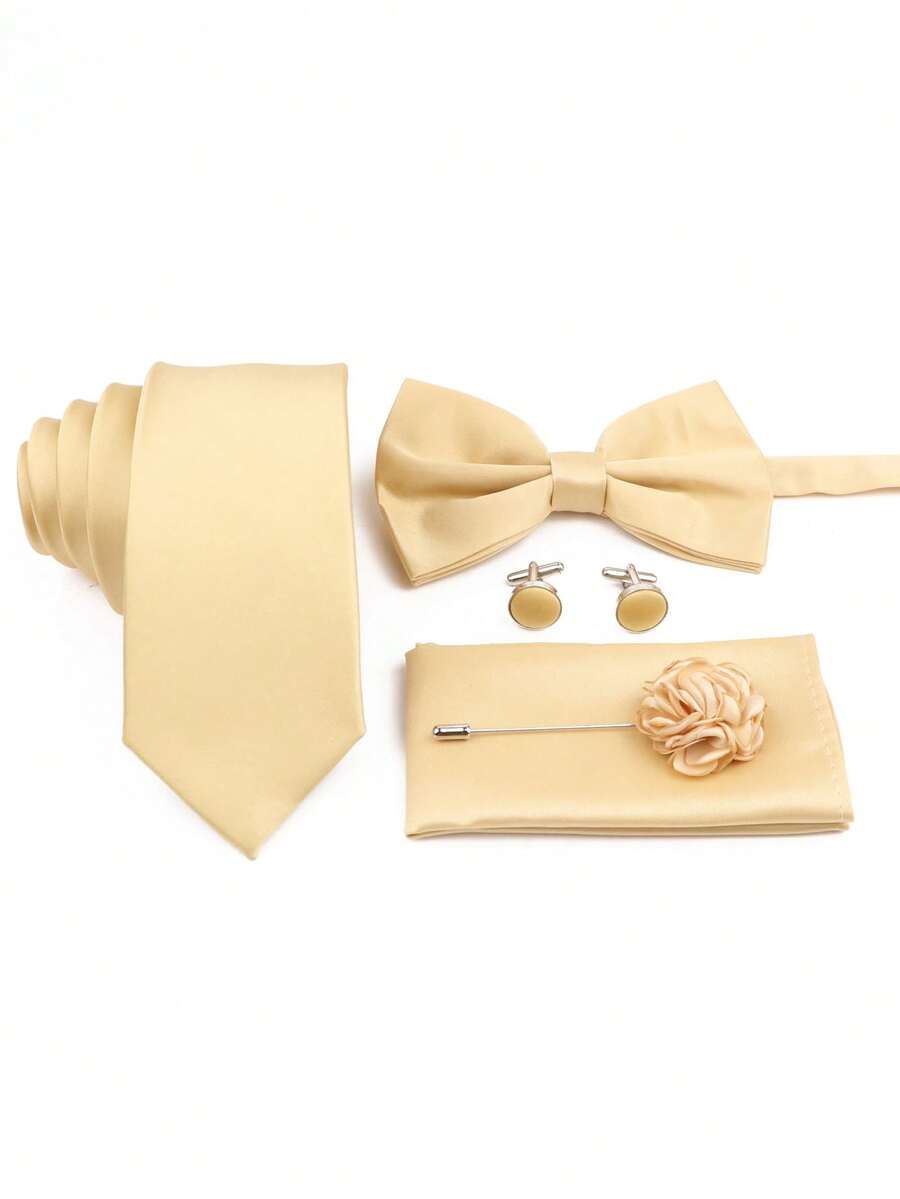 Pocket Square Set - SGIAWETA-Set da 5 pezzi per damigelli