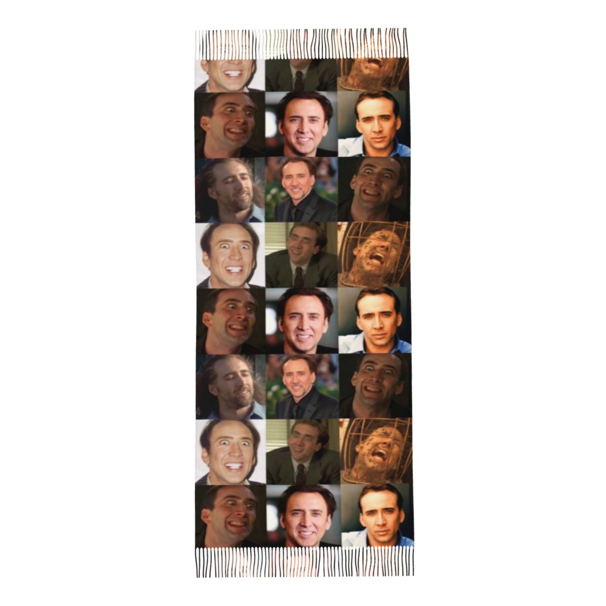 Nicolas Cage Divertente Faccia - Pashmina Wrap Large recensione e prezzo