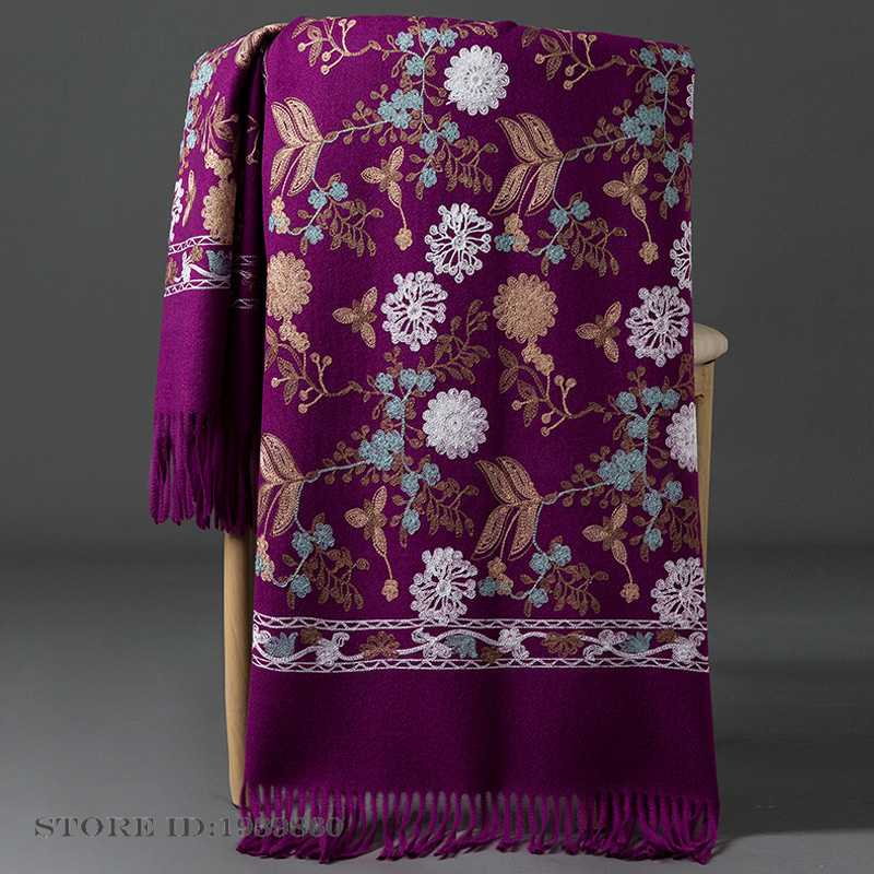 Sciarpa Pashmina in Cashmere d - Woven Scarf Blanket recensione e prezzo