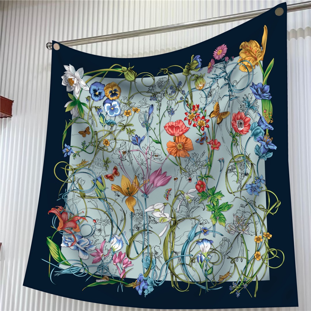 Silk Scarf Women Floral Printe - Silk Neck Scarf recensione e prezzo