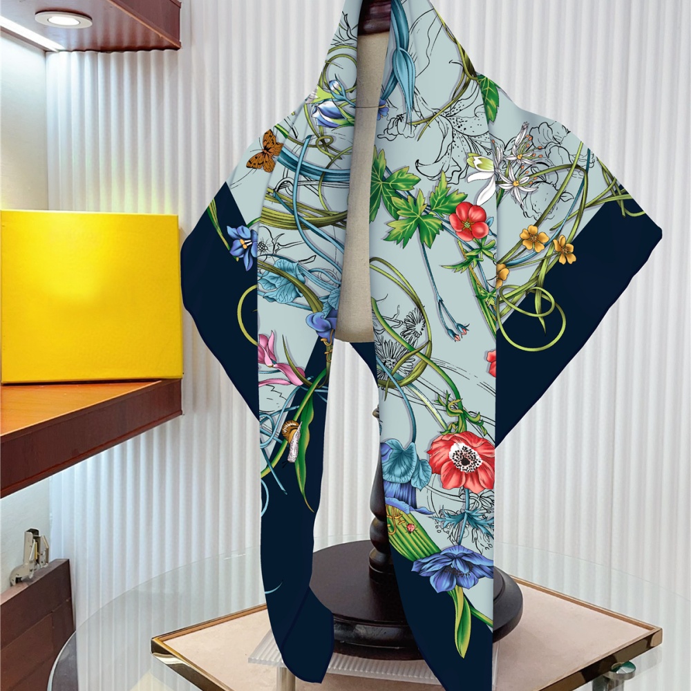 Silk Scarf Women Floral Printe - Silk Neck Scarf recensione e prezzo