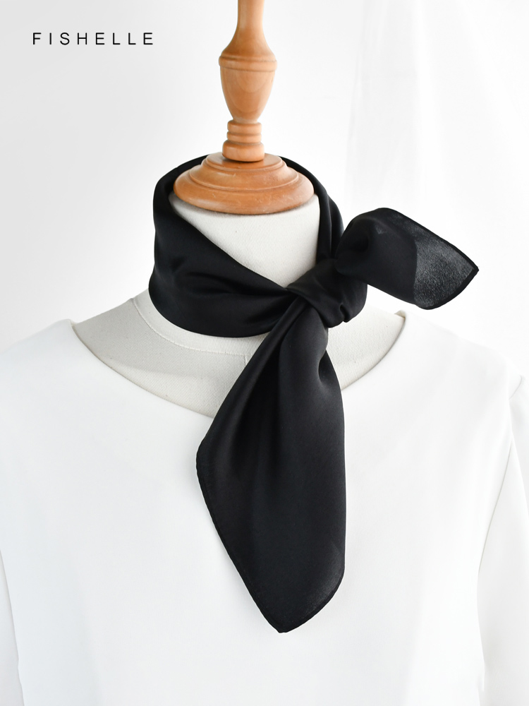 Sciarpa di seta pura nera tint - Silk Neck Scarf recensione e prezzo