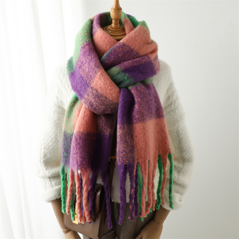 Nuova Sciarpa a Quadri Autunno - Muffler Men Wool recensione e prezzo